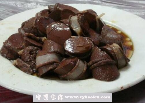 猪血肠跟什么食物相克