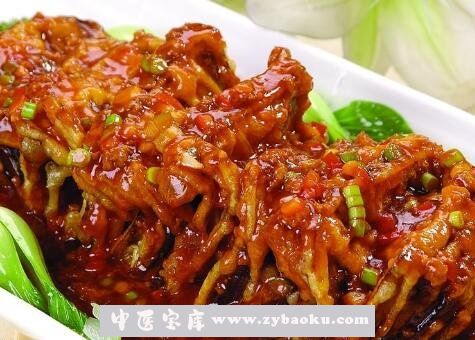 霸王圆茄子怎么切 霸王茄子制作方法