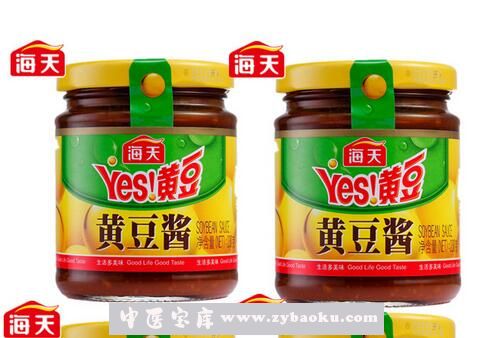 果蔬百科海天黄豆酱的功效与作用